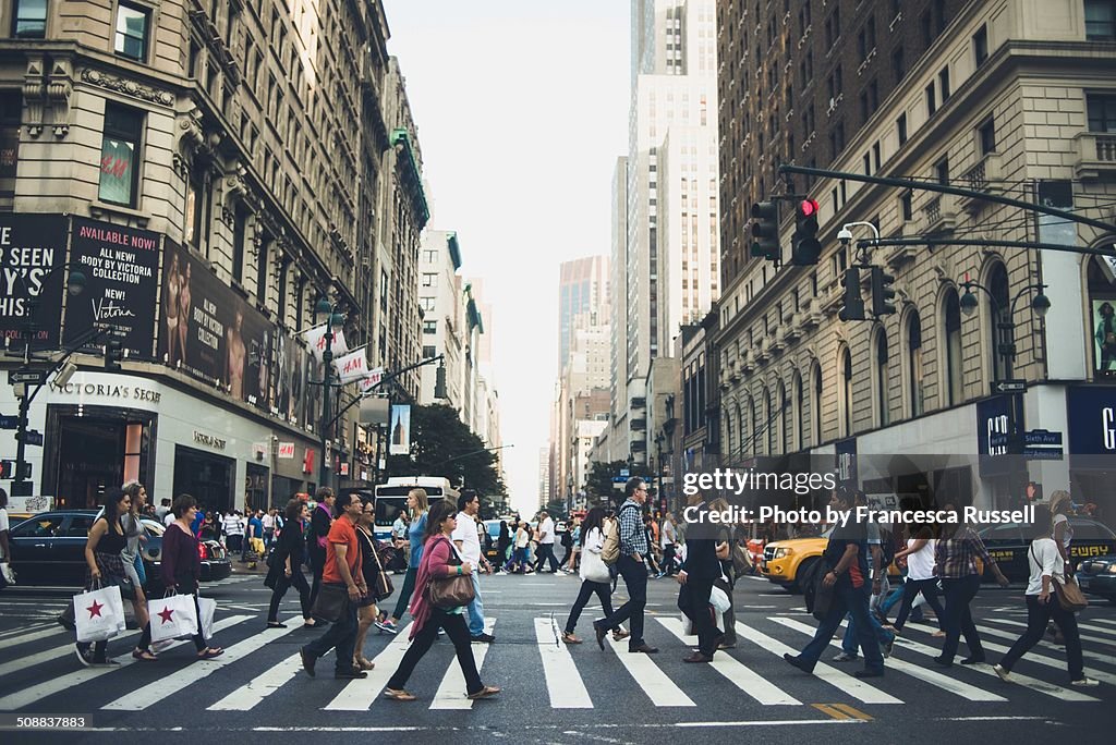 Manhattan crosswalk