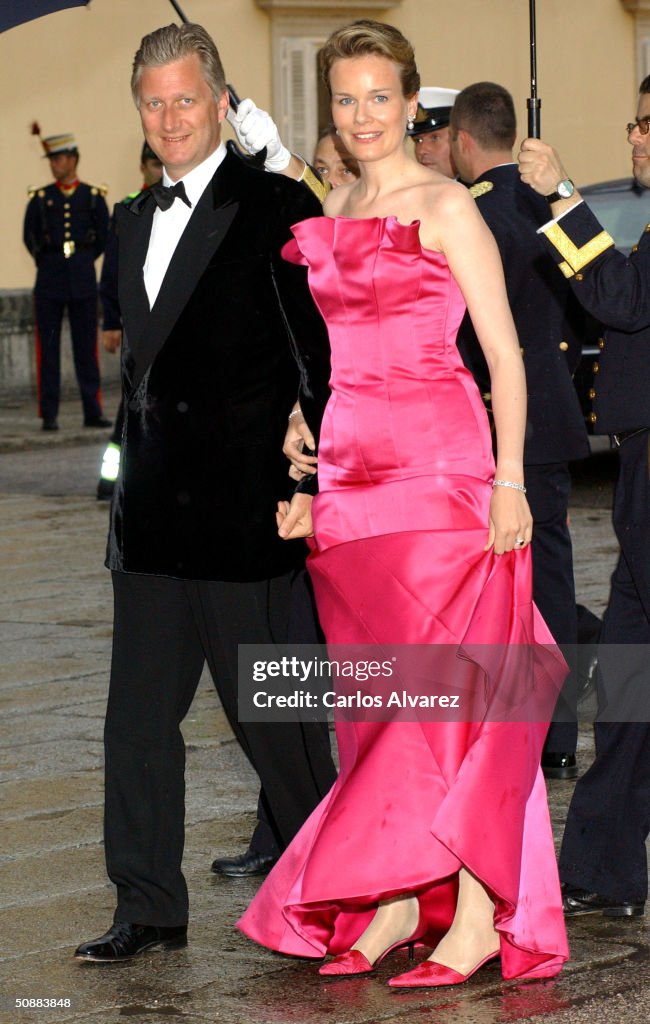 Gala Dinner at El Pardo Palace In Preparation For Royal Wedding