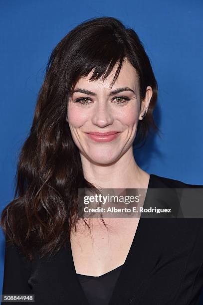 Actress Maggie Siff attends the 68th Annual Directors Guild Of America Awards at the Hyatt Regency Century Plaza on February 6, 2016 in Los Angeles,...
