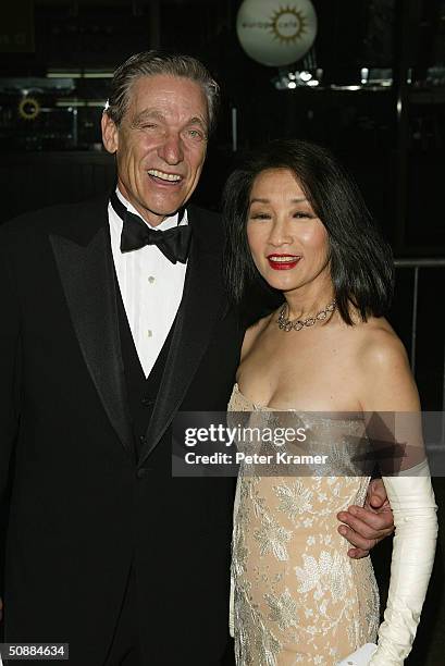 Maury Povich and Connie Chung arrive at the 31st Annual Daytime Emmy Awards at Radio City Music Hall May 21, 2004 in New York City.