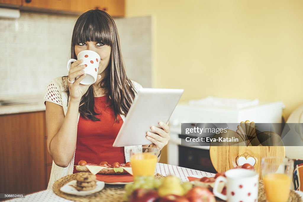 Having Breakfast High-Res Stock Photo - Getty Images
