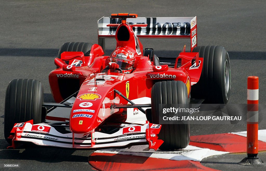 German Ferrari driver Michael Schumacher