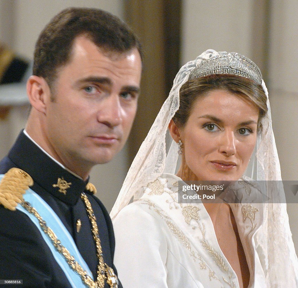 Wedding Of Spanish Crown Prince Felipe and Letizia Ortiz