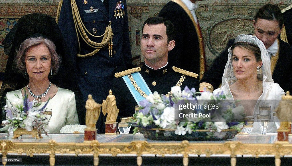 Wedding Of Spanish Crown Prince Felipe and Letizia Ortiz
