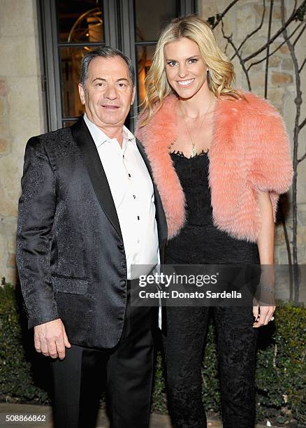 Alec Gores and actress Kelly Noonan attend the PSLA Winter Gala on February 6, 2016 in Beverly Hills, California.