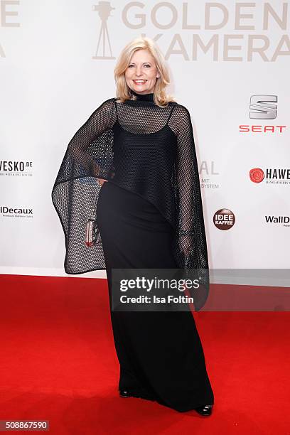 Sabine Postel attends the Goldene Kamera 2016 on February 6, 2016 in Hamburg, Germany.