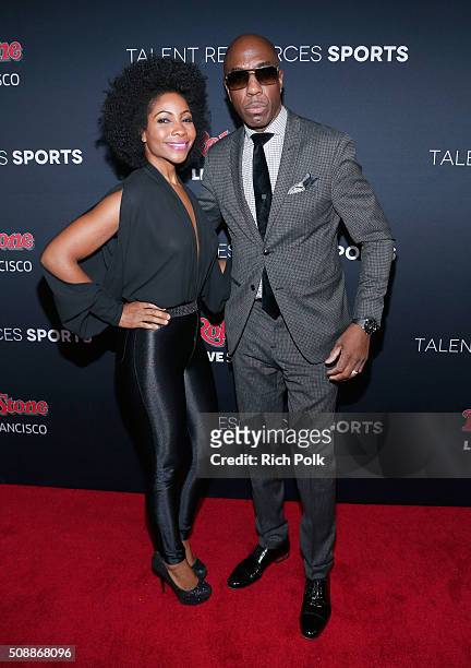 Actors Shahidah Omar and J. B. Smoove attend Rolling Stone Live SF with Talent Resources on February 7, 2016 in San Francisco, California.