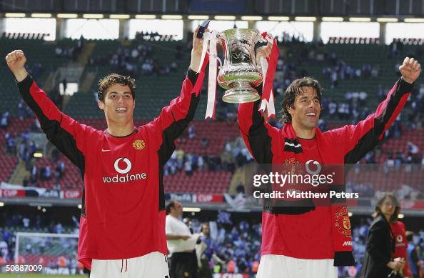 Cristiano Ronaldo and Ruud van Nistelrooy of Manchester United... News ...