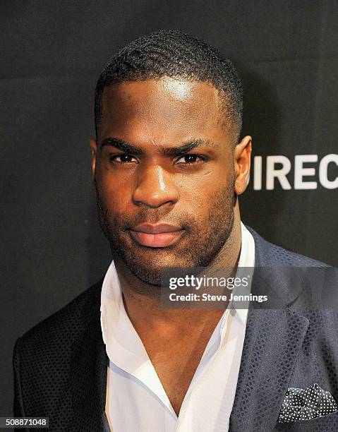 Player DeMarco Murray attends DirecTV Super Saturday Night Co-hosted by Mark Cuban's AXS TV at Pier 70 on February 6, 2016 in San Francisco,...