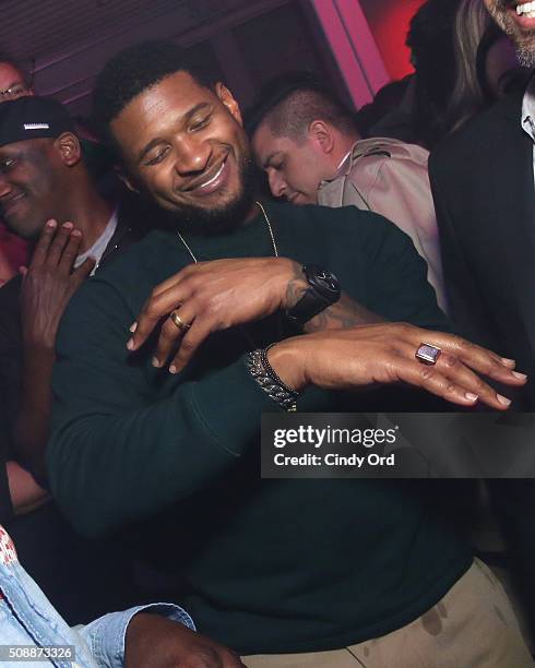 Recording artist Usher attends Rolling Stone Live SF with Talent Resources on February 7, 2016 in San Francisco, California.