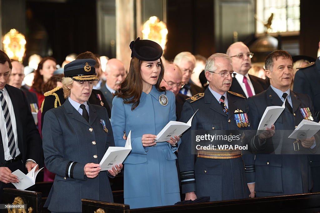 Duchess Of Cambridge Marks 75th Anniversary of RAF Air Cadets