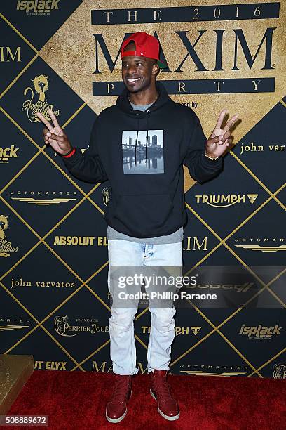 Ike Taylor attends Maxim Magazine and Bootsy Bellows Super Bowl Party 2016 at Treasure Island on February 6, 2016 in San Francisco, California.