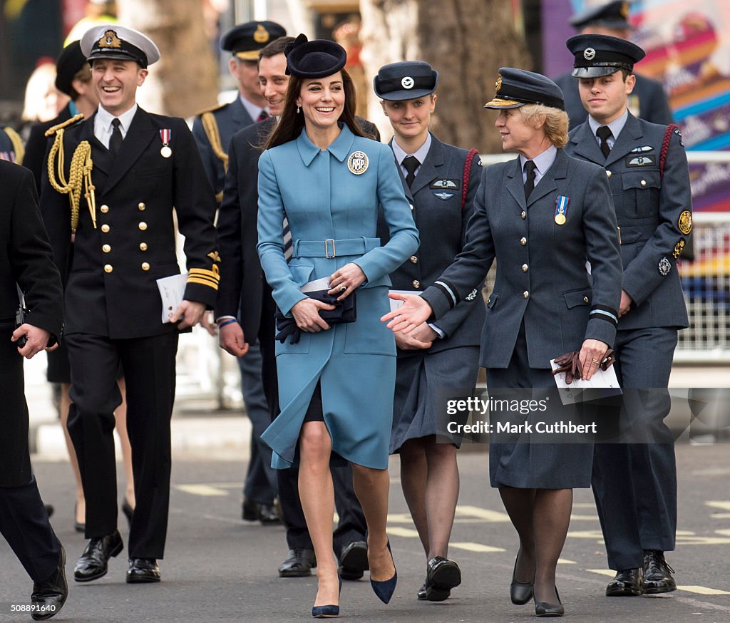 Duchess Of Cambridge Marks 75th Anniversary of RAF Air Cadets