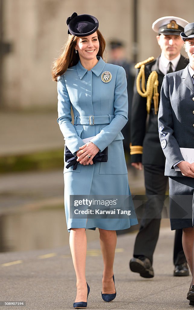 Duchess Of Cambridge Marks 75th Anniversary of RAF Air Cadets