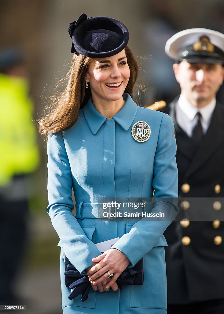 Duchess Of Cambridge Marks 75th Anniversary of RAF Air Cadets