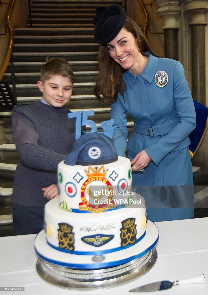 Duchess Of Cambridge Marks 75th Anniversary of RAF Air Cadets