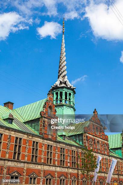 børsen building, copenhagen - børsen stock pictures, royalty-free photos & images