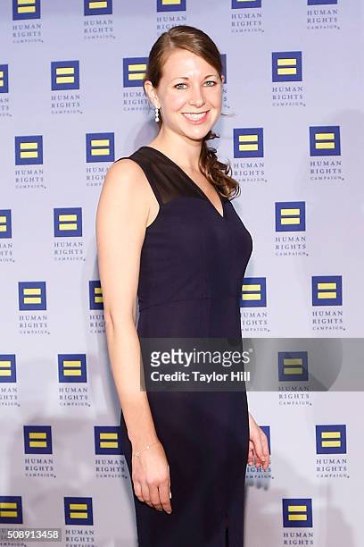Chief of Staff to Andrew Cuomo Melissa DeRosa attends the 2016 HRC New York Gala Dinner at The Waldorf=Astoria on February 6, 2016 in New York City.