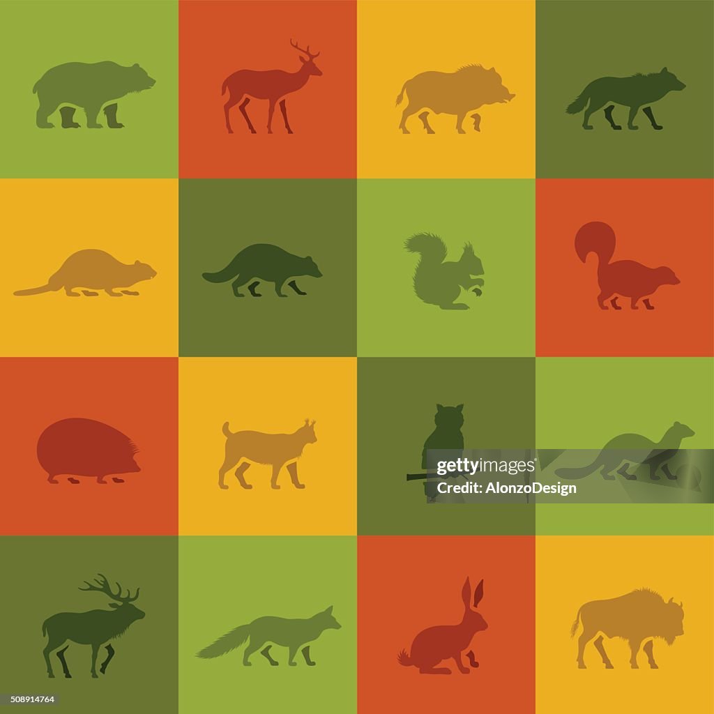 Wild Animal Icons