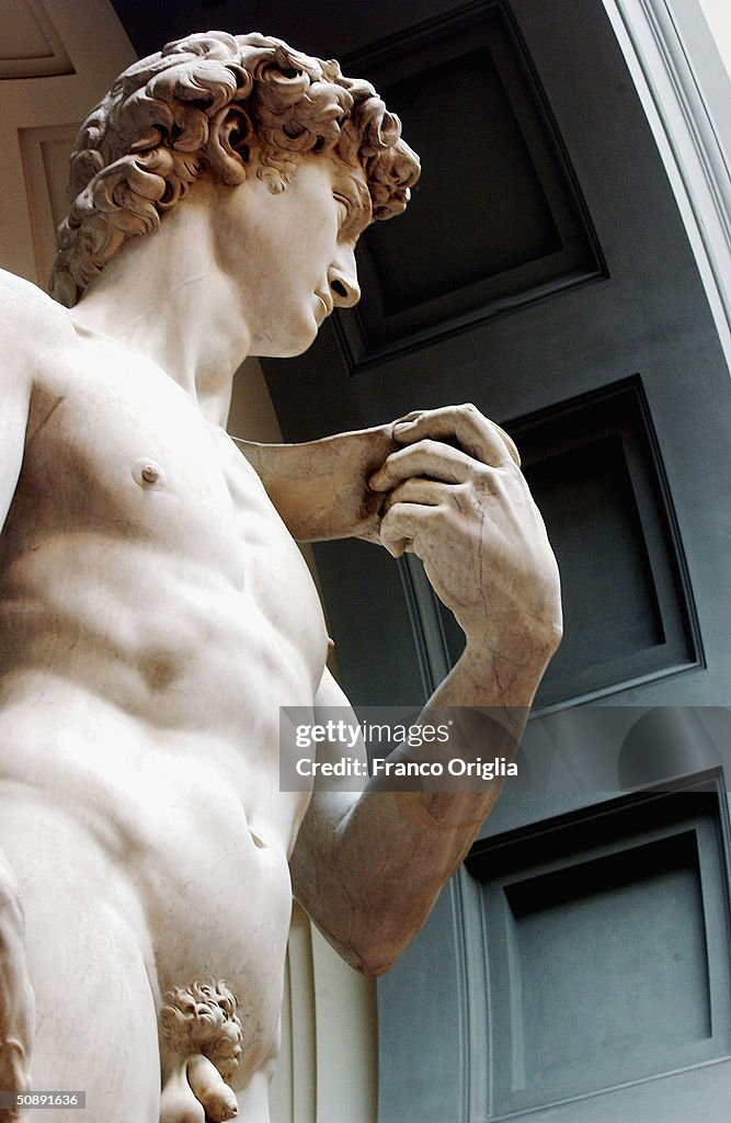 Restoration Work Completed On Michelangelo's David