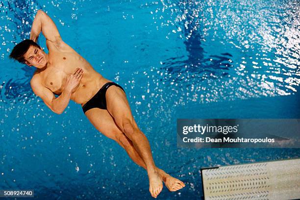 Competes in the XXXXX during the Senet Diving Cup held at Pieter van den Hoogenband Swimming Stadium on February 7, 2016 in Eindhoven, Netherlands.