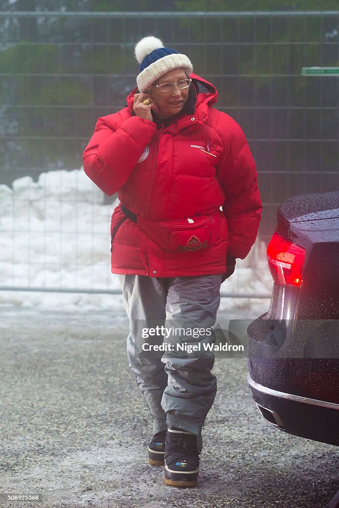 Norwegian Royals Attend Holmenkollen FIS World Cup Nordic