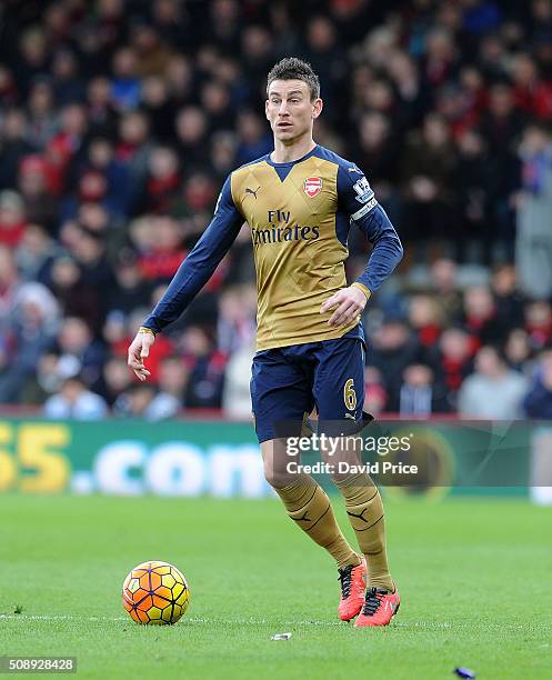 Laurent Koscielny of Arsenal during the Barclays Premier League match between AFC Bournemouth and Arsenal at The Vitality Stadium, Bournemouth 7th...