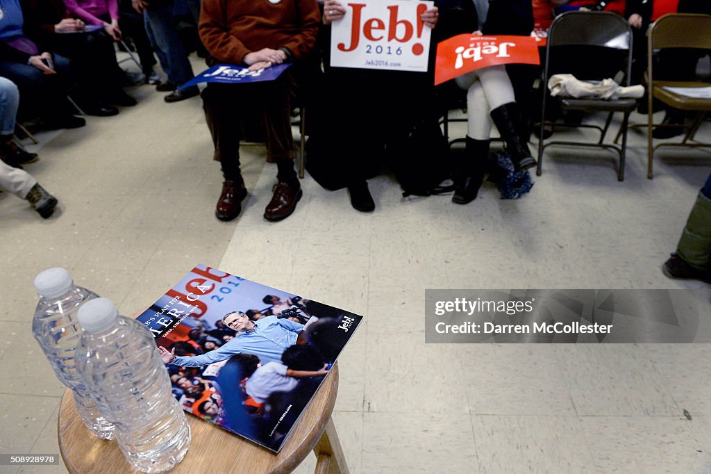 Jeb Bush Holds A Town Hall In New Hampshire Ahead Of Primary