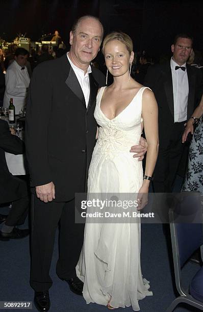 American businessman Lee Amaitis and wife Keeley Amaitis attend the La Dolce Vita Grand Prix Ball held in aid of the Cantor Fitzgerald victims fund...