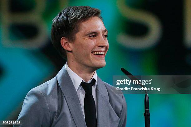 Jonas Nay attends the Goldene Kamera 2016 show on February 6, 2016 in Hamburg, Germany.