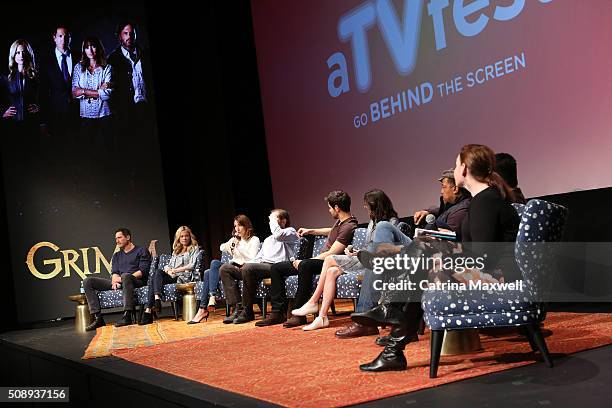 Actor Sasha Roiz, Actress Claire Coffee, Actress Bree Turner, Actor Silas Weir Mitchell, Actor David Giuntoli, Actress Bitsie Tulloch, Actor Russell...