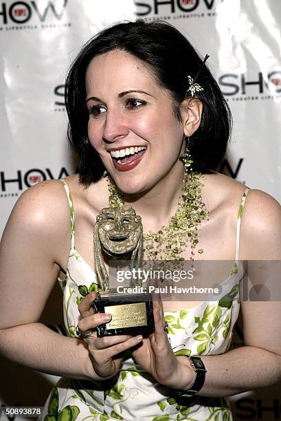 Actress/Puppetteer Stephanie D' Abruzzo of "Avenue Q" attends Show People Magazine Celebrates the 2003-2004 Tony Awards party at Gotham Hall May 24,...