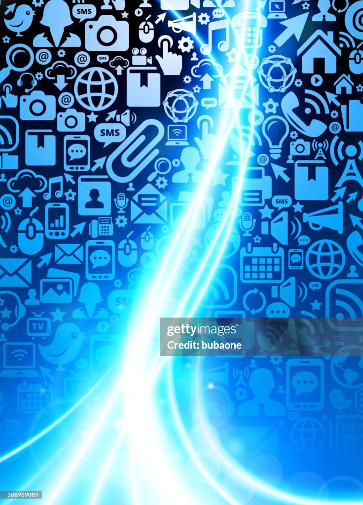 Technology Communication Background Modern Technology Communication Background Collection High-Res Vector ...