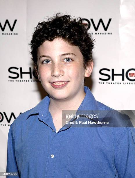 Actor Harrison Chad attends Show People Magazine Celebrates the 2003-2004 Tony Awards party at Gotham Hall May 24, 2004 in New York City.