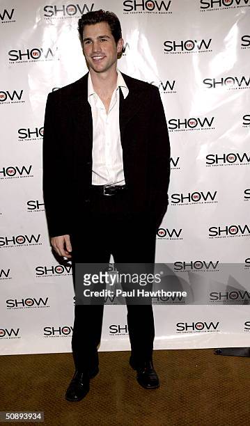 Actor Matt Cavanaugh attends Show People Magazine Celebrates the 2003-2004 Tony Awards party at Gotham Hall May 24, 2004 in New York City.