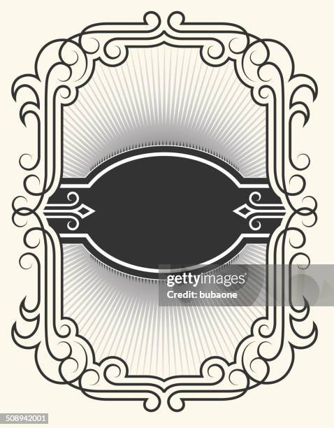 simpleroyalty free vector frame design graphic with banner - wall corner stock illustrations
