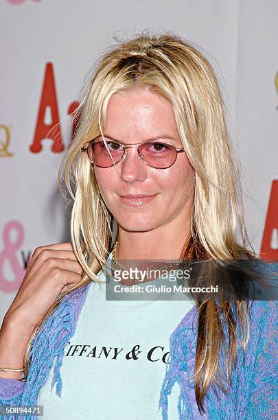Courtney Wagner attends the Launch of Miramax Films, Archie Comics and Kitson New Apparel Line Featuring "Betty & Veronica" on May 24, 2004 at Kitson...