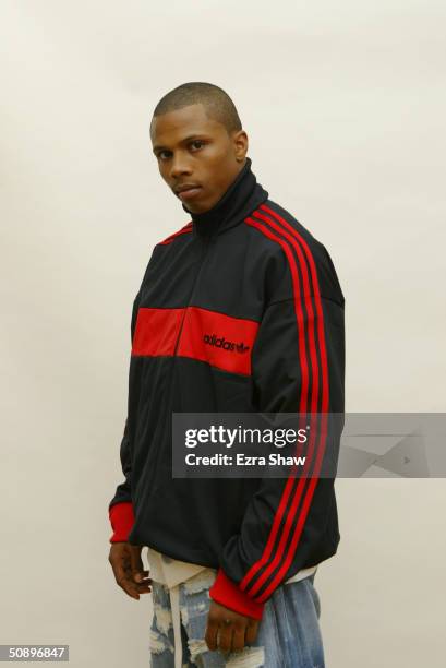 Sebastian Telfair poses for a portrait after a press conference where he announced that he would skip college and enter the NBA draft, and also that...