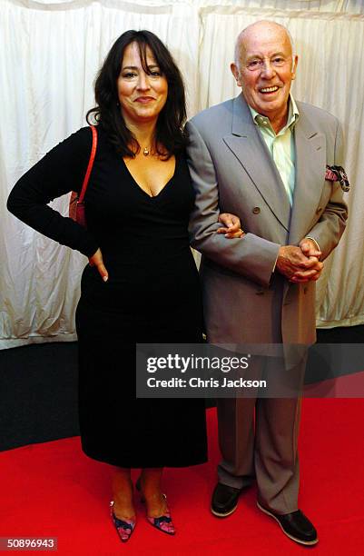 Arabella Weir and Richard Wilson arrive for the filming of the television program "Hell's Kitchen" May 25, 2004 in London, England. Hell's Kitchen is...