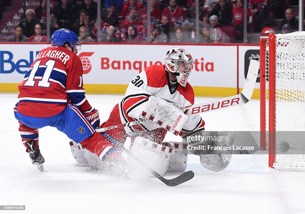 Carolina Hurricanes v Montreal Canadiens