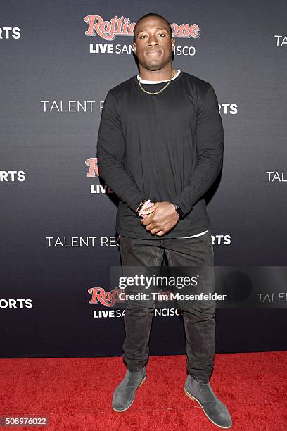 Randall Telfer attends the Rolling Stone Live Party on their engagement day at San Francisco Design Center on February 6, 2016 in San Francisco,...