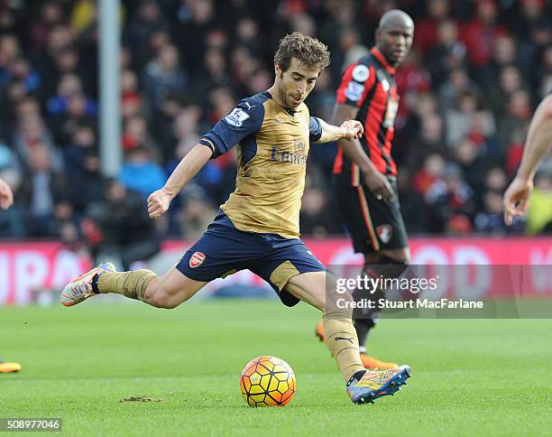 Mathieu Flamini of Arsenal during the Barclays Premier League match between AFC Bournemouth and Arsenal at The Vitality Stadium on February 7, 2016...