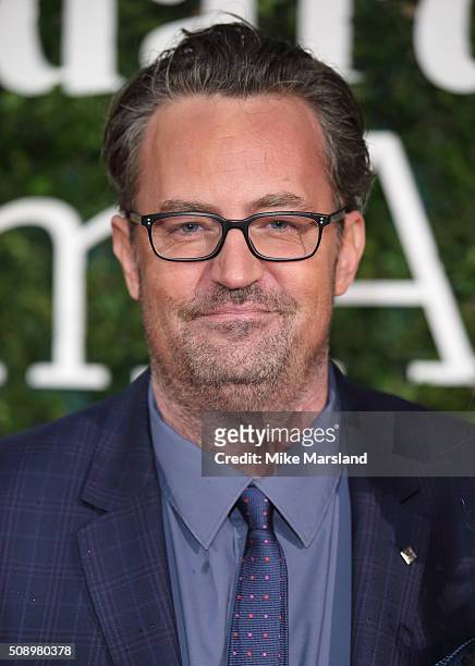 Matthew Perry attends the London Evening Standard British Film Awards at Television Centre on February 7, 2016 in London, England.