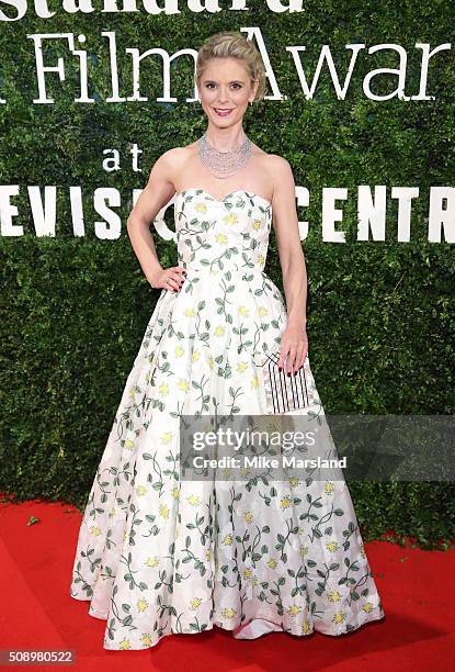 Emilia Fox attends the London Evening Standard British Film Awards at Television Centre on February 7, 2016 in London, England.