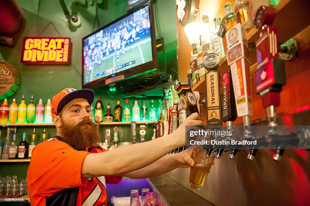 Denver Broncos Fans Watch Super Bowl 50