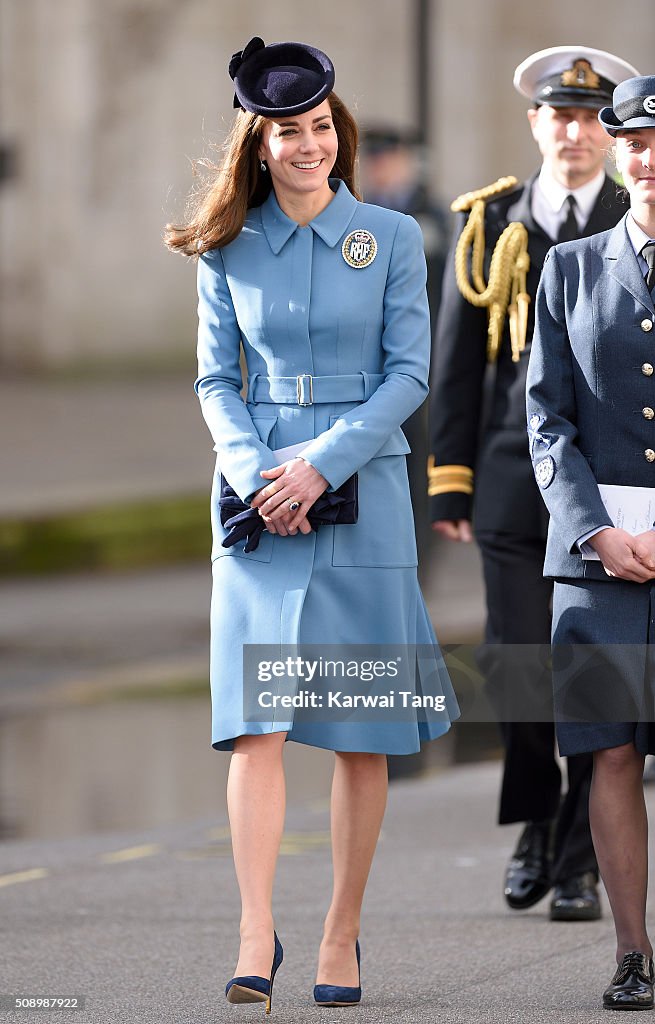 Duchess Of Cambridge Marks 75th Anniversary of RAF Air Cadets