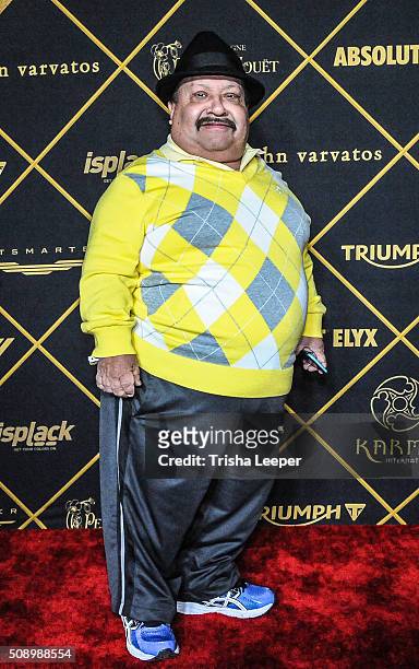 Actor Chuy Bravo arrives at Maxim Magazine And Bootsy Bellows Super Bowl Party 2016 at Treasure Island on February 6, 2016 in San Francisco,...