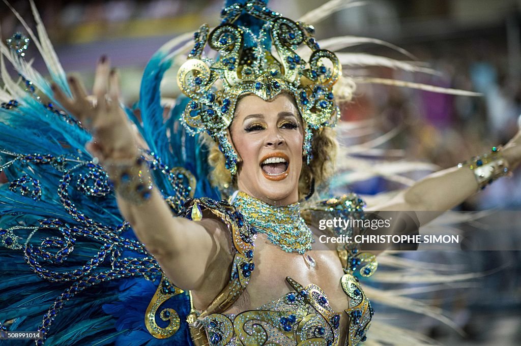 BRAZIL-CARNIVAL-RIO-PARADE-BEIJA FLOR