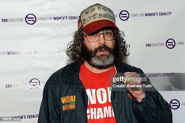 Judah Friedlander attends "A Night of Comedy with Jane Fonda: Fund for Women's Equality & the ERA Coalition" on February 7, 2016 in New York City.