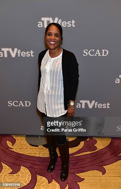 Korin Huggins attends 'Uncle Buck' event during aTVfest 2016 presented by SCAD on February 7, 2016 in Atlanta, Georgia.